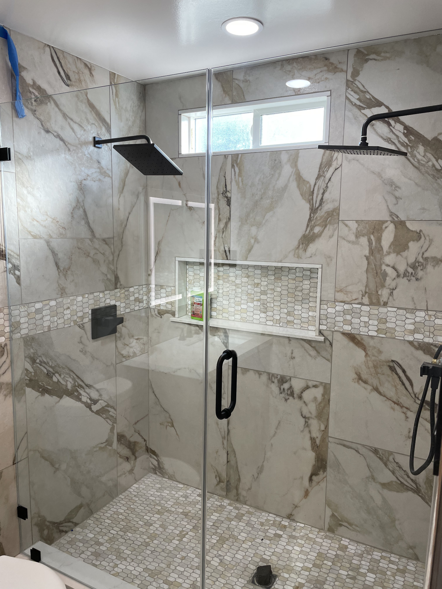 Marble Shower Install — OC