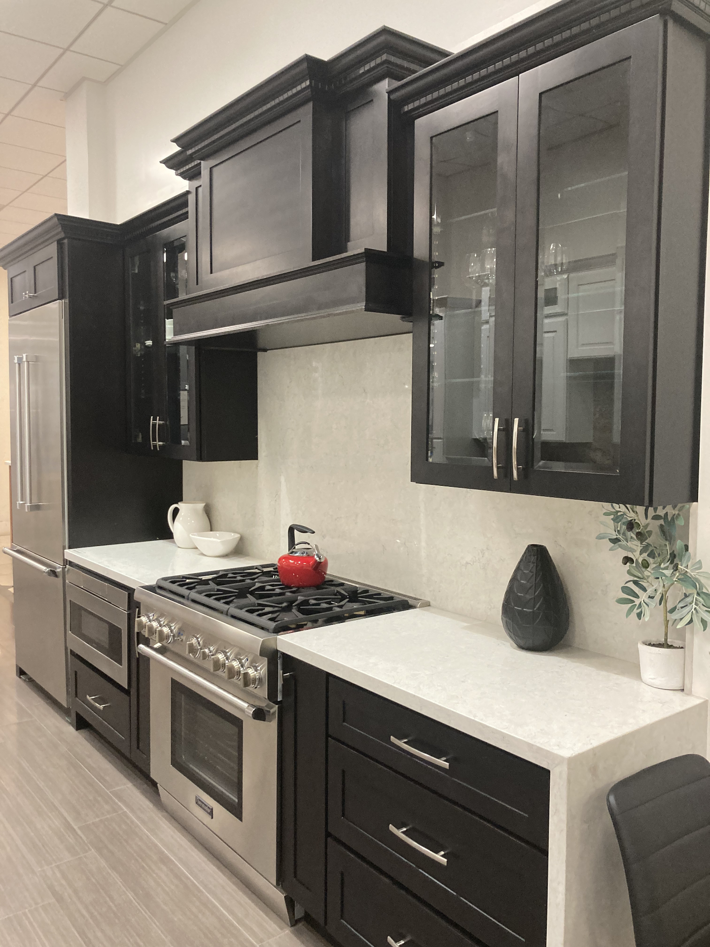 Dark Cabinet Kitchen — OC